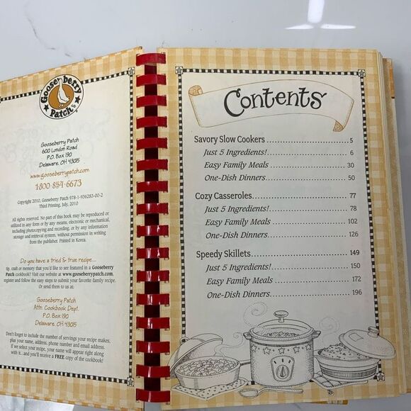 GOOSEBERRY PATCH Cookbooks Lot of 3 - Picture 7 of 7